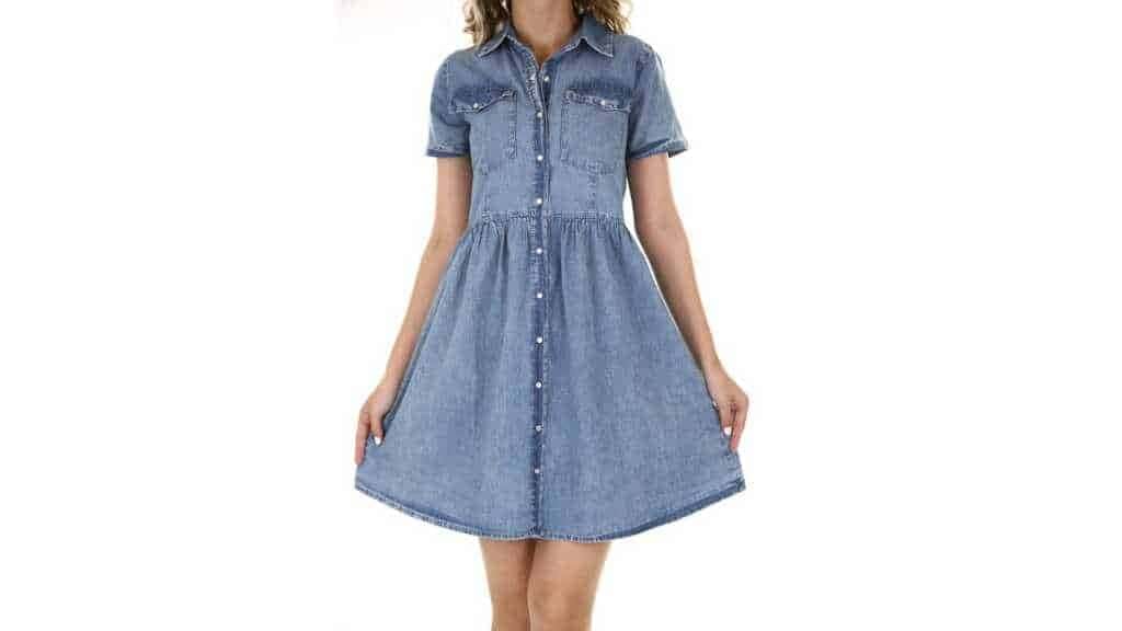 Como usar vestido jeans no inverno: Dicas de looks! como usar vestido jeans no inverno