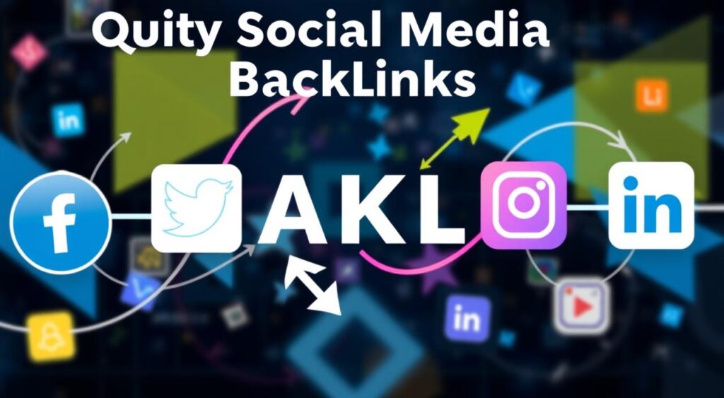 backlinks de mídias sociais